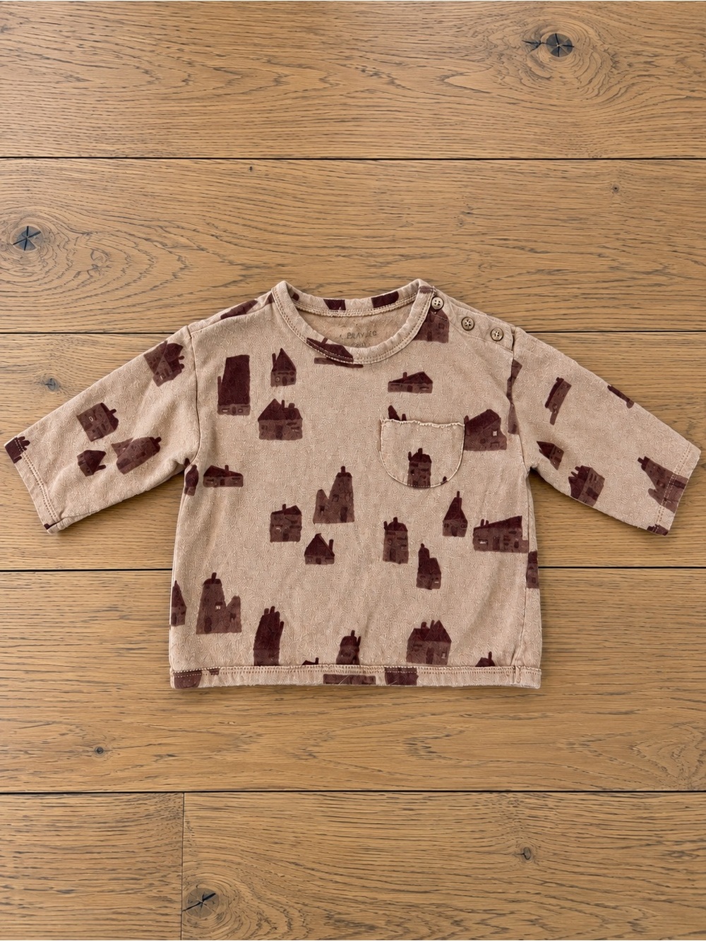 Play Up Baby House Print Long Sleeve Top 6M